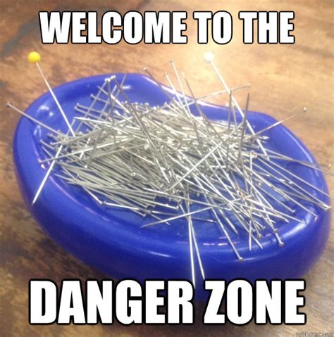 danger zone evil pin cushion quickmeme