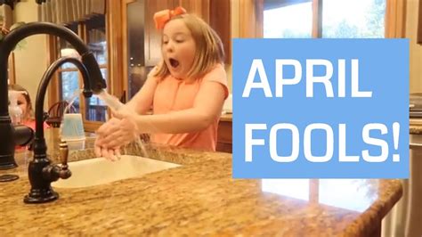 easy april fools day pranks  kids youtube