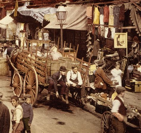 new york city mulberry street vendors 1900 historic photo