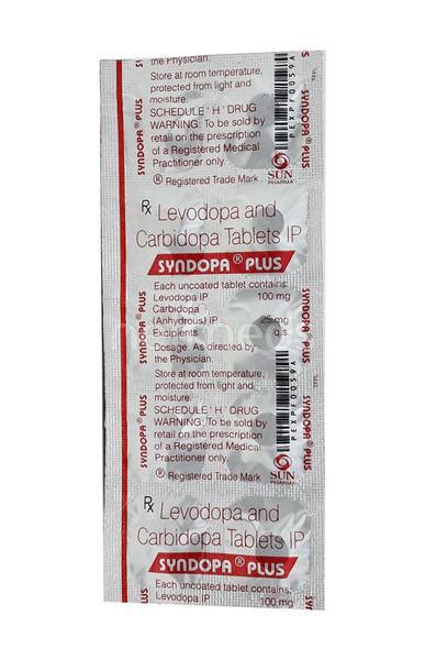 syndopa plus tablet 10 s buy medicines online at best