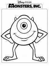 Inc Pages Coloring Monsters Monster Disney sketch template