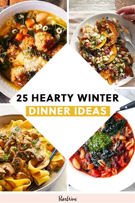 hearty winter dinner ideas    hour   winter dinner