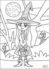 Witch Coloring Pages sketch template