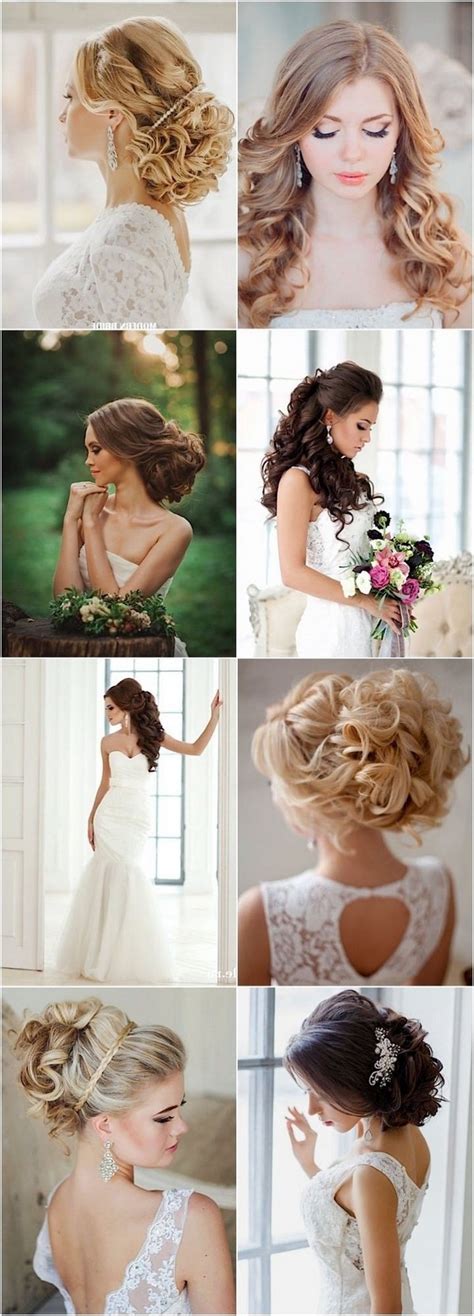100 Romantic Long Wedding Hairstyles 2018 Curls Half