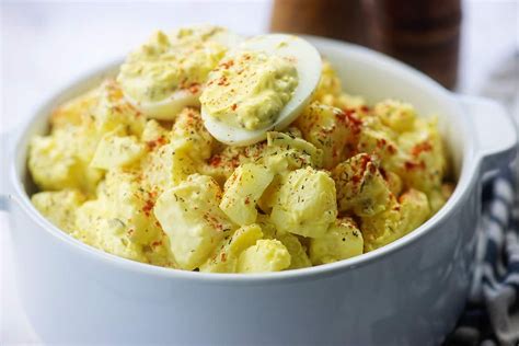 Two Favorites In One This Deviled Egg Potato Salad Has All Of The