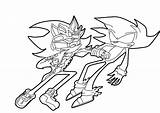 Coloring Super Sonic Shadow Pages Scourge Silver Supersonic Hedgehog Amy Dark Vs Template Sketch Gif Lineart Library Clipart Comments Popular sketch template