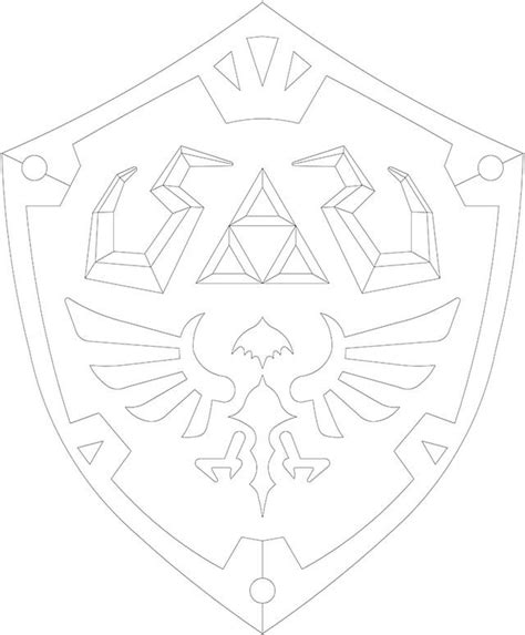 shield drawing template  paintingvalleycom explore collection