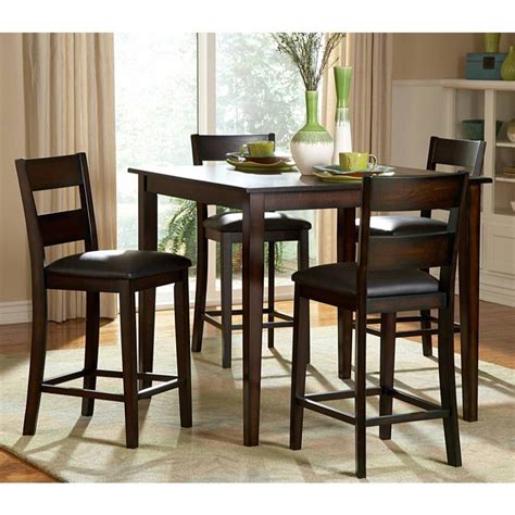 ideas  biggs  piece counter height solid wood dining sets set