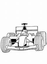 Racecar Formel Formule Kleurplaten Kleurplaat Ausmalbild Malvorlage sketch template