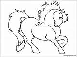 Coloring Kids Pages Girls Online Color Horse Quarter Easy Printable Print Girl Latest Popular Cavalos Partir Guardado sketch template