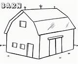 Barn Coloring Pages Doors Two Printable Kids sketch template