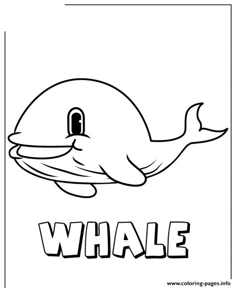 cute whale coloring page printable