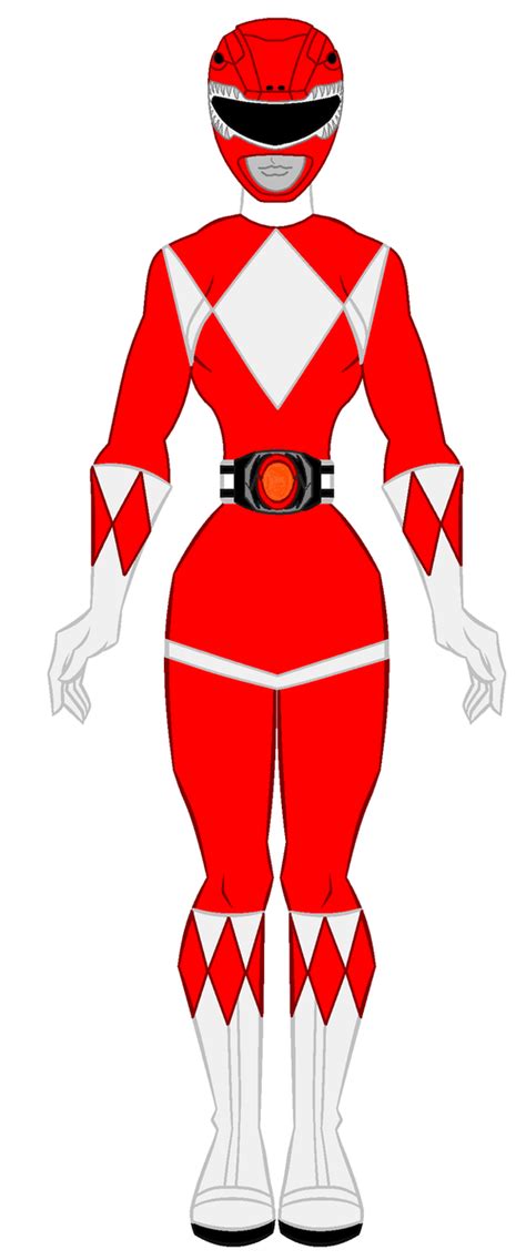 mighty morphin power rangers red ranger girl  powerrangersworld  deviantart
