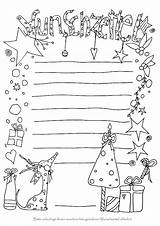 Wunschzettel Vorlage Weihnachten Wunschliste Anmalen Christkind Ausmalbilder Weihnachtsmann Malen Kindergarten Brengel Sabine Beste Weihnachtsbilder Zettel Wünsche Einhorn Kinderbasteln Weihnachtskarten sketch template