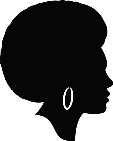clipart   silhouetted black woman