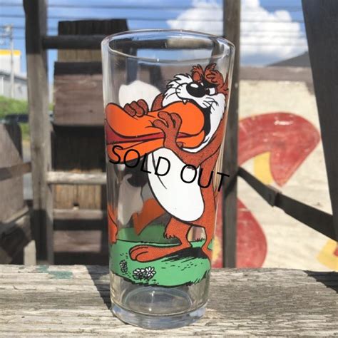 70s Vintage Pepsi Glass Taz And Daffy Duck C170 2000toys Antique Mall