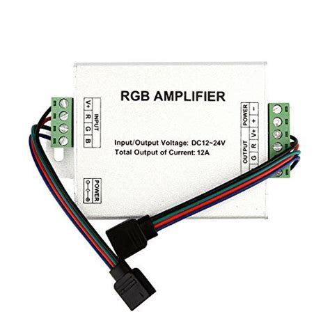epbowpt dc   data repeater led rgb signal amplifier  smd   led strip light