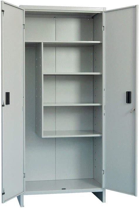 prometal armario escobero modular práctico armario metálico amazon es