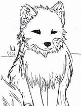 Fox Coloring Pages Artic Drawing Artistic Color sketch template