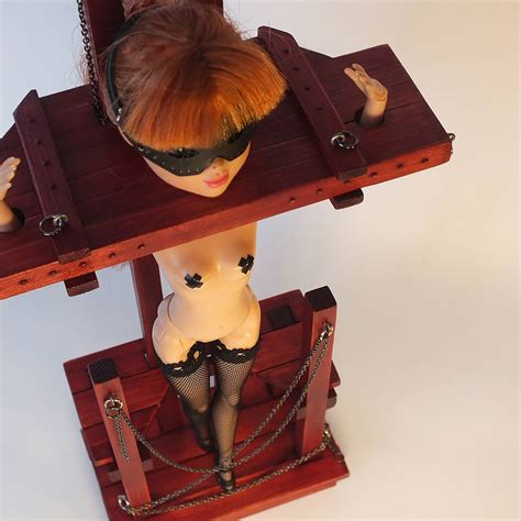 the safe word is barbie russian designer creates kinky doll sized bdsm furniture and accessories