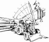 Skidder Logging Clipart Log Drawing Clip Coloring Library Template sketch template