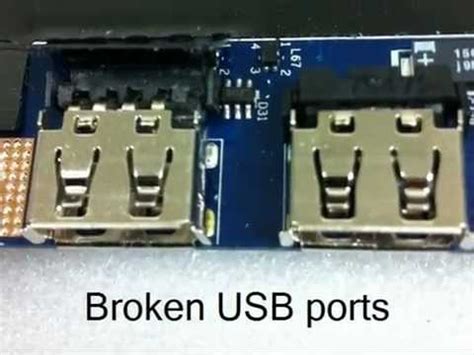 acer aspire  broken usb ports repair  laptop