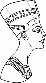 Nefertiti Egito Antigo Colorear Egizi Nofretete Facili Ausmalbild Rainha Degli Stampare Egizie Disegnare Punkt ägypten Print Supercoloring sketch template