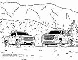 Chevy Silverado Dually Gmc Suburban Lifted sketch template