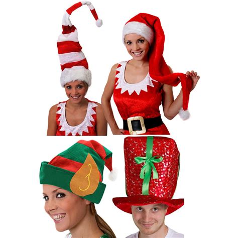 novelty christmas hats  pack xmas fancy dress party office work novelty hat ebay