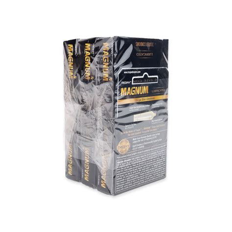 Trojan Magnum Condom 3 Packs Box Of 6 Cd0014