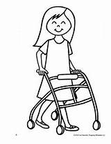 Coloring Pages Kids Disabilities Books Disability Awareness Created Mom Feature Year Disabled Needs Special Sheets Wheelchair Girl Themighty Olds Drawing sketch template