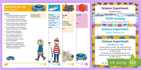 eyfs transport science experiments resource pack