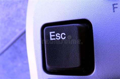 esc key stock image image  buttons electronic quit