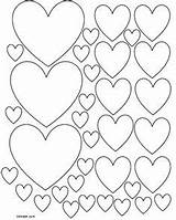 Heart Printable Shapes Different Size Template Templates Small Valentine Worksheets Printables Stencil Outlines Hearts Stencils Medium Tiny Valentino Math San sketch template