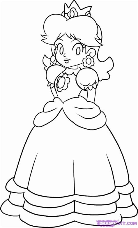 kids page princess daisy  coloring pages