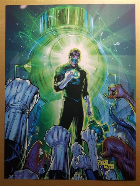 Green Lantern Dc Comics Poster By Billy Tan Alex Sinclair