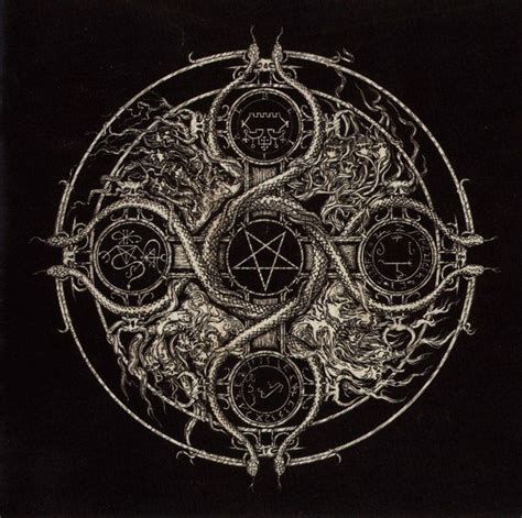 Demonic Sigils From Goetia In Circle Grimoire Magic And Occultism