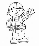 Coloring Bob Builder Pages Popular sketch template