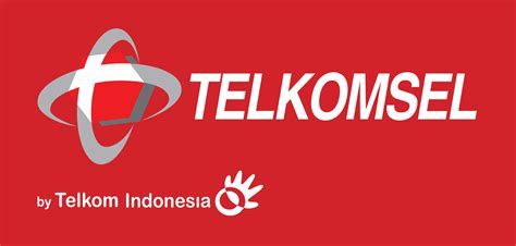 logo telkomsel background merah