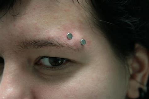 unusual   cool eyebrow piercing styles  jewelry