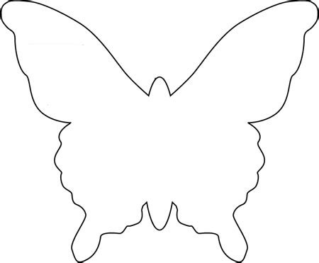 images  butterfly template printable martha stewart