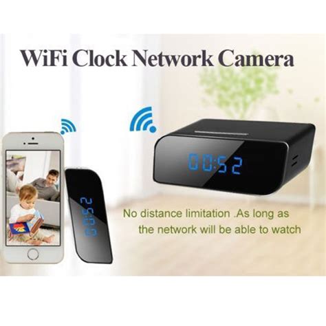 wireless wifi ip full hd 1080p clock spy hidden nanny camera ir security cam dvr ebay