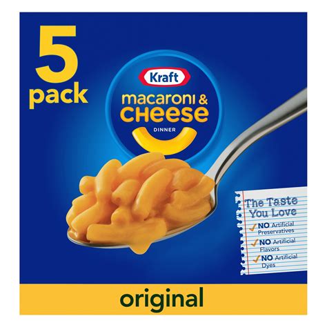 kraft original flavor mac  cheese  ct  oz multipack walmartcom walmartcom