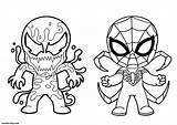 Venom Colorare Spiderman Carnage Spider Meninos Batman sketch template