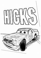 Coloring Cars Pages Chick Hicks Book Color Info Printable Coloriage Getcolorings sketch template