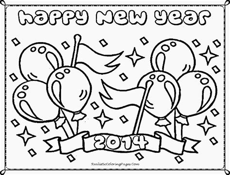 happy  year preschool coloring pages coloring pages