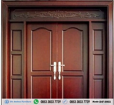 model kusen daun pintu rumah kupu tarung minimalis terbaru
