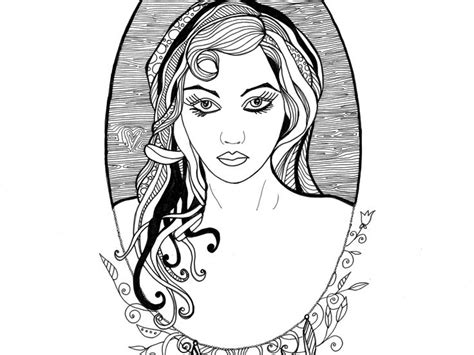 woman coloring page women coloring pages colouring pages  adults