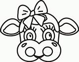 Coloring Cow Pages Angus Label Baby sketch template