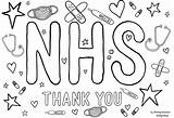 Nhs Colouring Thank Colour Print Coronavirus Window Heroes Illustration Boo Show Appreciation Bigger Display Head Version Over sketch template